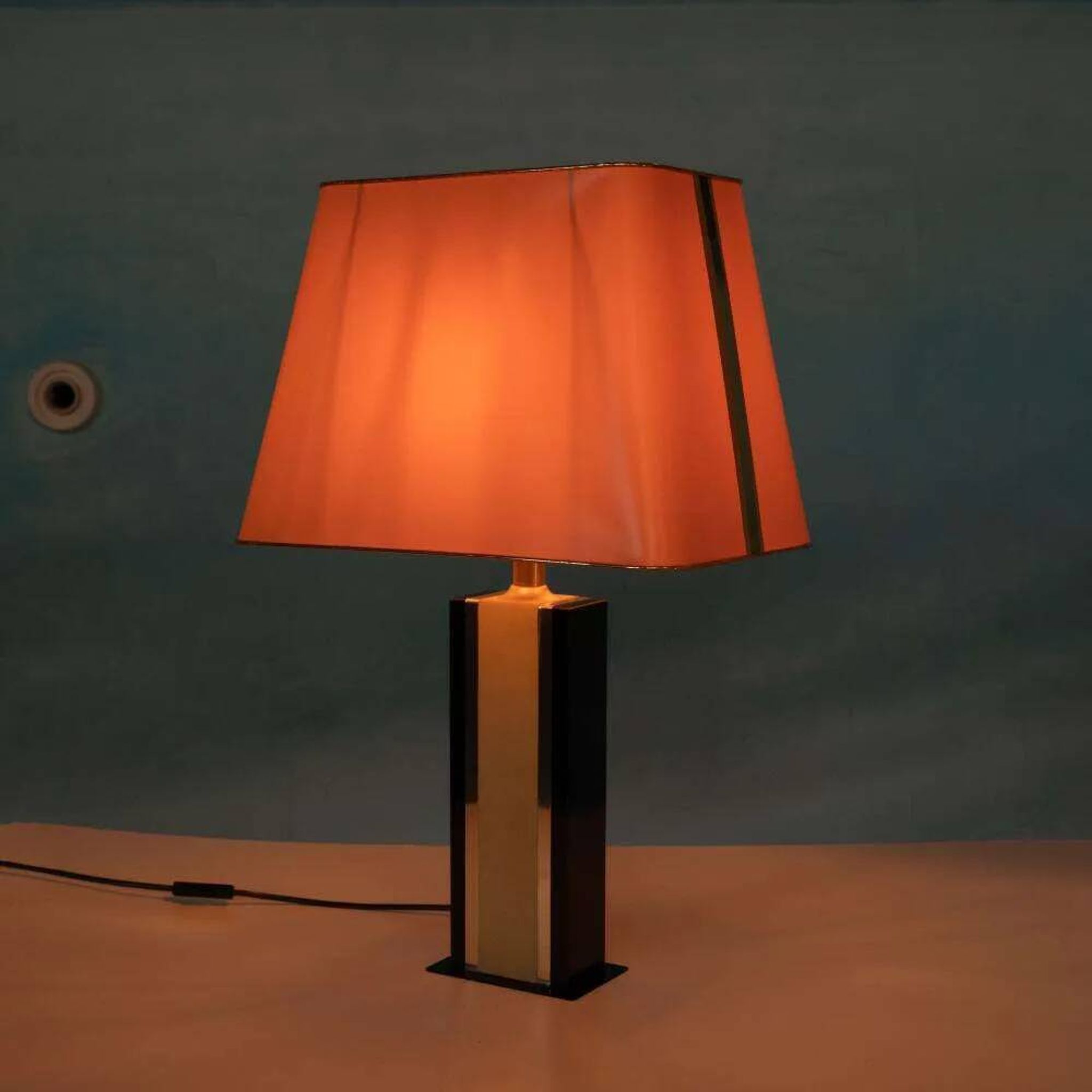Lampe de table Regency de style hôtel vintage des années 70
