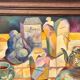 Tableau école cubiste vintage nature morte collection