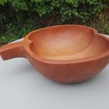 Vintage teak fruit cup