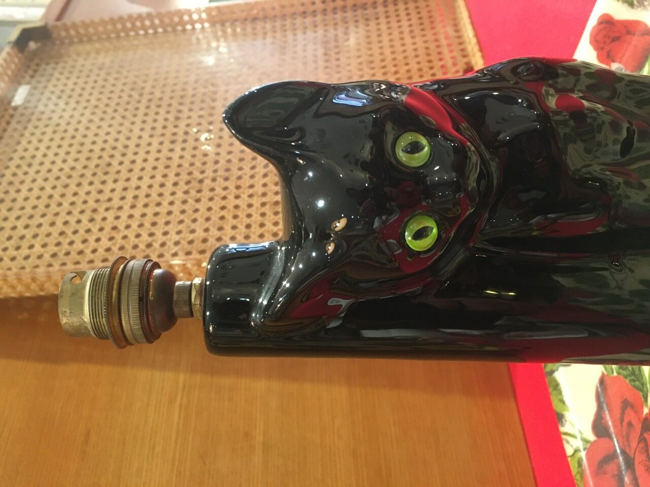 Cat lamp foot from the 80s