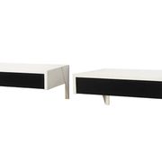 Set of two Martin Visser DD01 Bergeijk wall shelves with drawers for Spectrum, Netherlands 1956