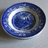 Assiettes creuses en faïence Sarreguemines modèle Yeddo