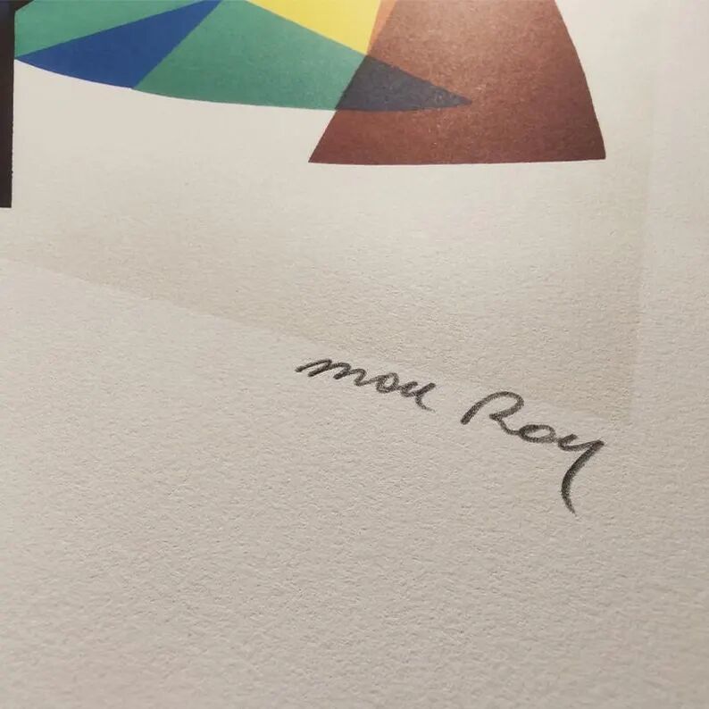 1970s Man Ray Limited Edition Lithograph.