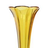 Petit Vase Luxval Ambre Américain 1935 VSL Art Déco