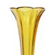 Small Luxval Vase Amber Américain 1935 VSL Art Deco