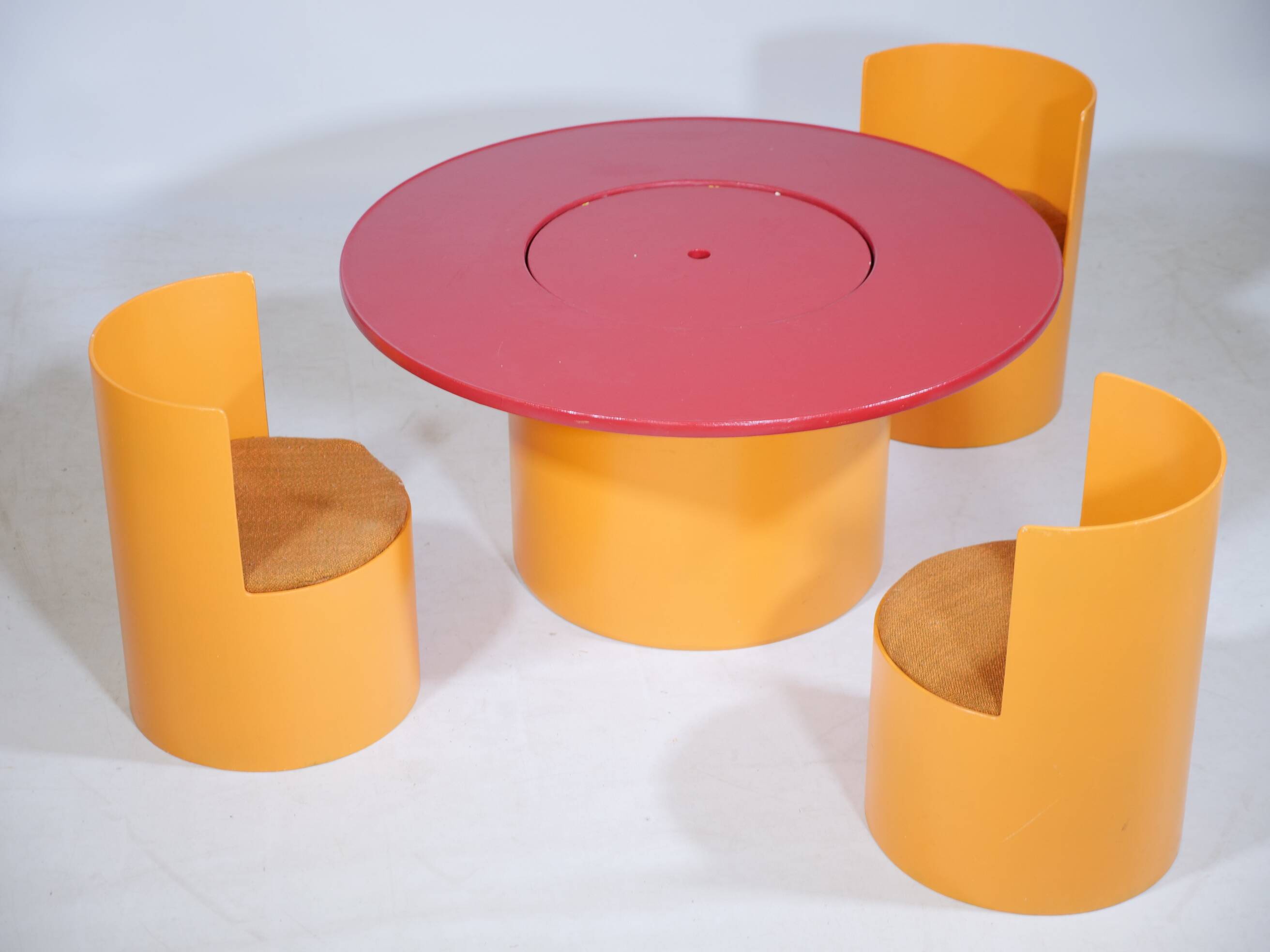 1960s Space Age Children's Set Table Chairs