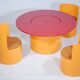 1960s Space Age Children's Set Table Chairs