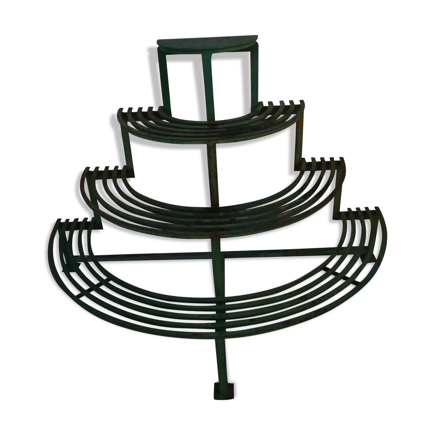 Plant holder in cast iron