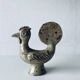 Sandstone rooster signed André Rozay, La Borne
