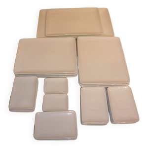 Éléments service blanc - rectangulaire
