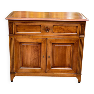 Buffet Louis XVI en bois massif des années 50