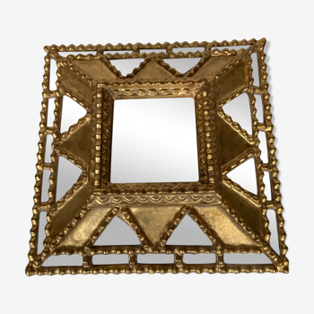 Miroir à parclose ien bois doré