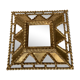 Mirror with parclose ien gilded wood