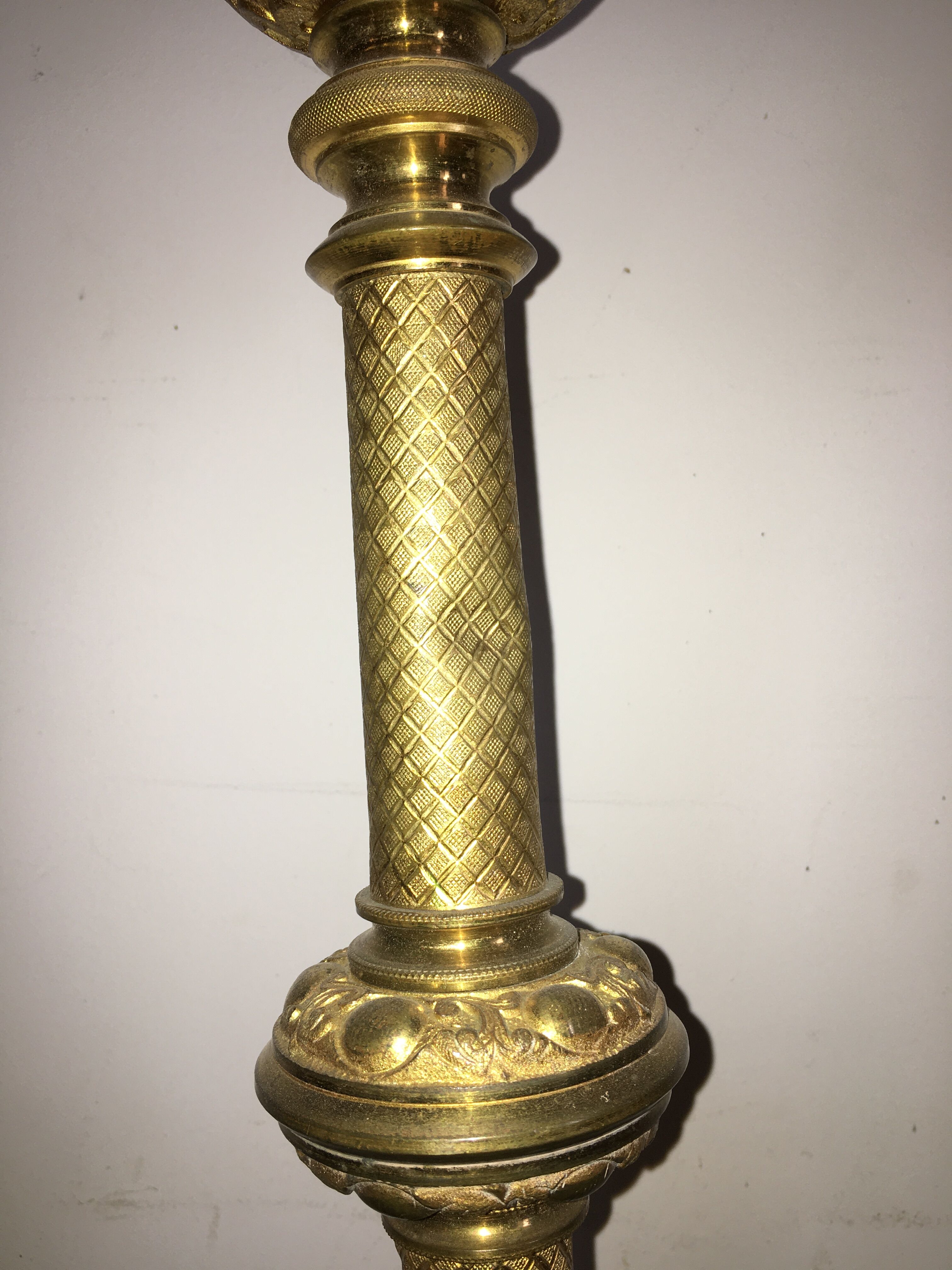 Chandelier bronze 19th castle church chapel