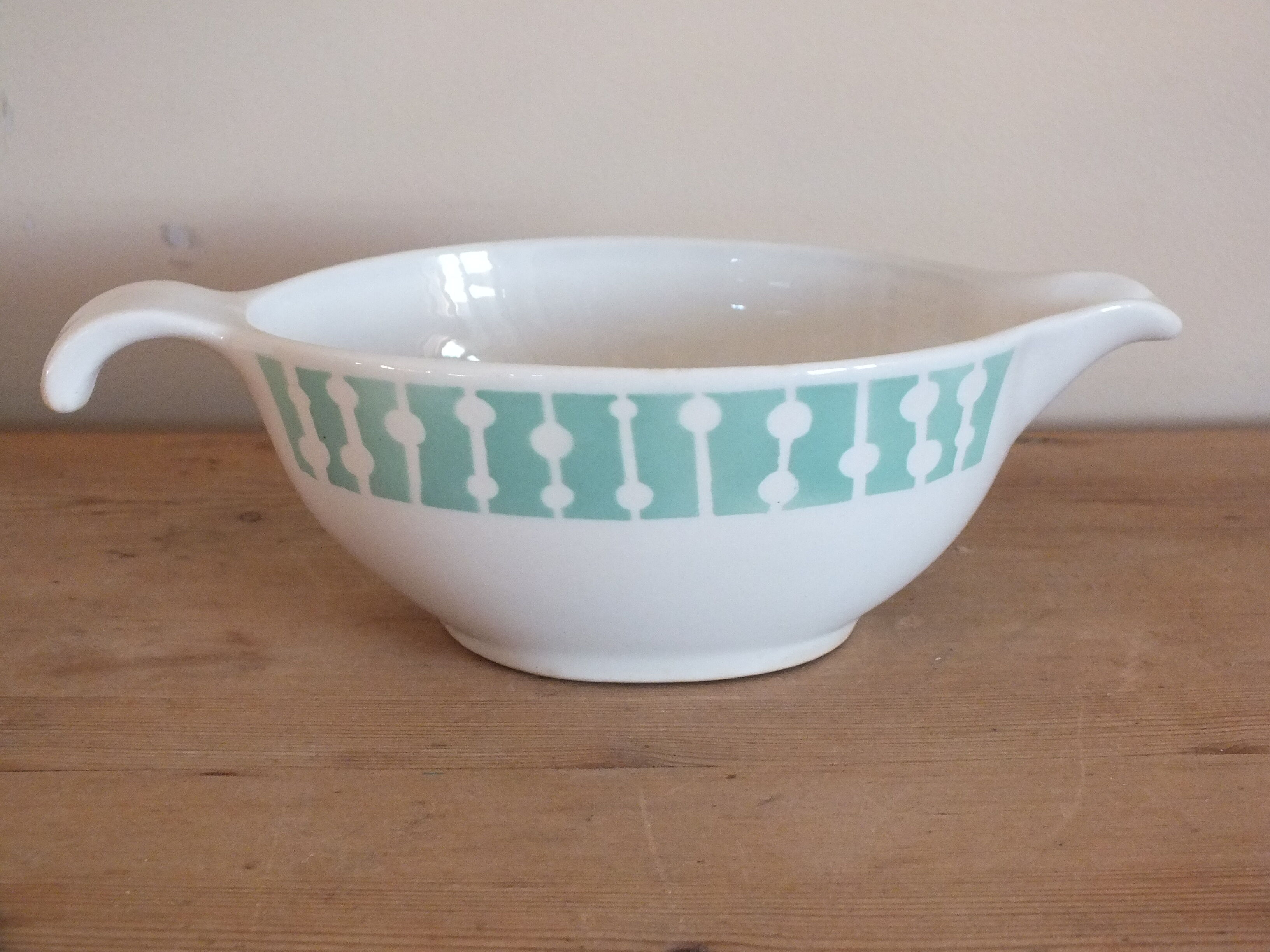 Saucière Vintage 50s Digoin and Sarreguemines service Domrémy