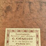 Large old wall frame in gilded wood