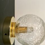 Wall lamp vintage glass globe