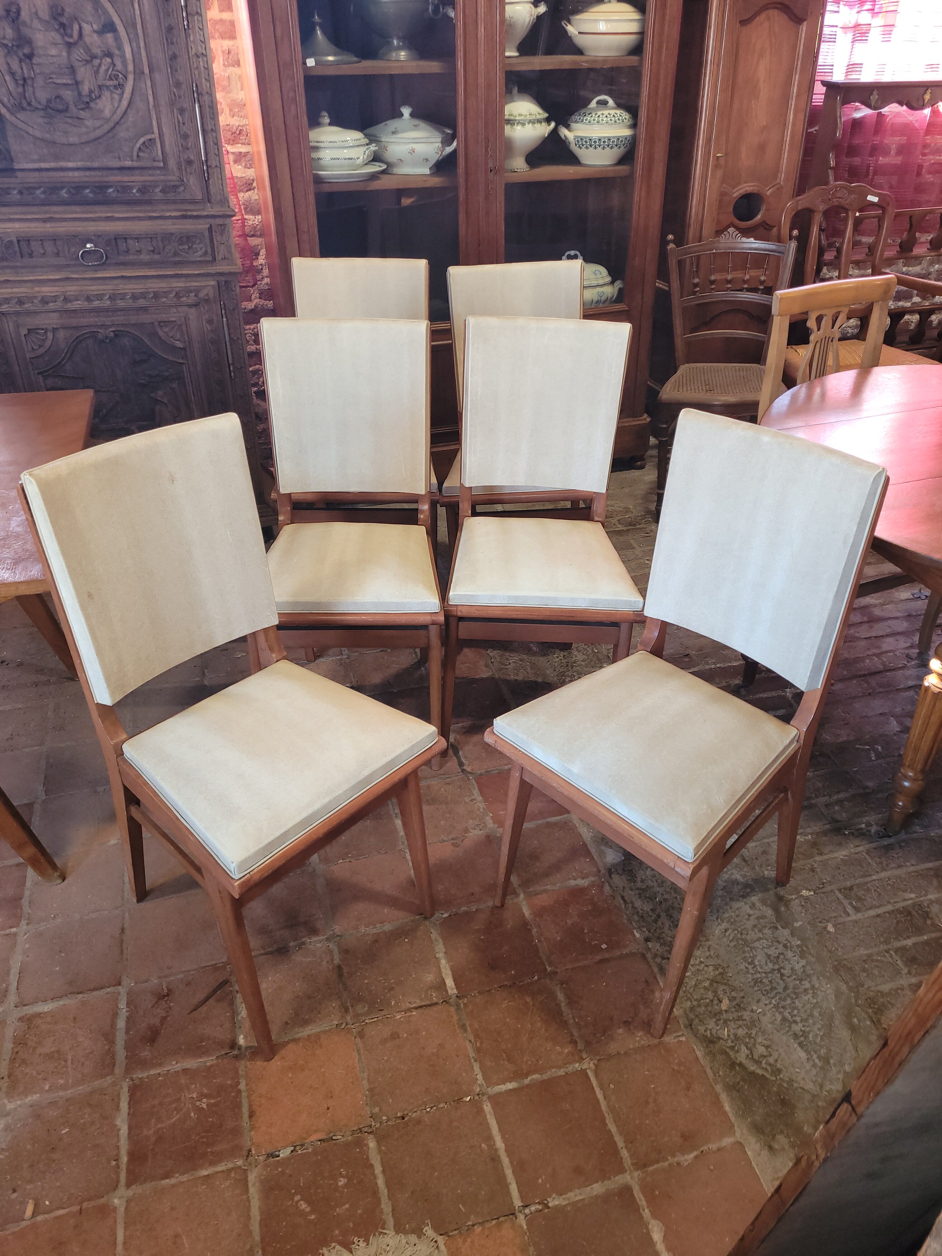 6 Scandinavian chairs