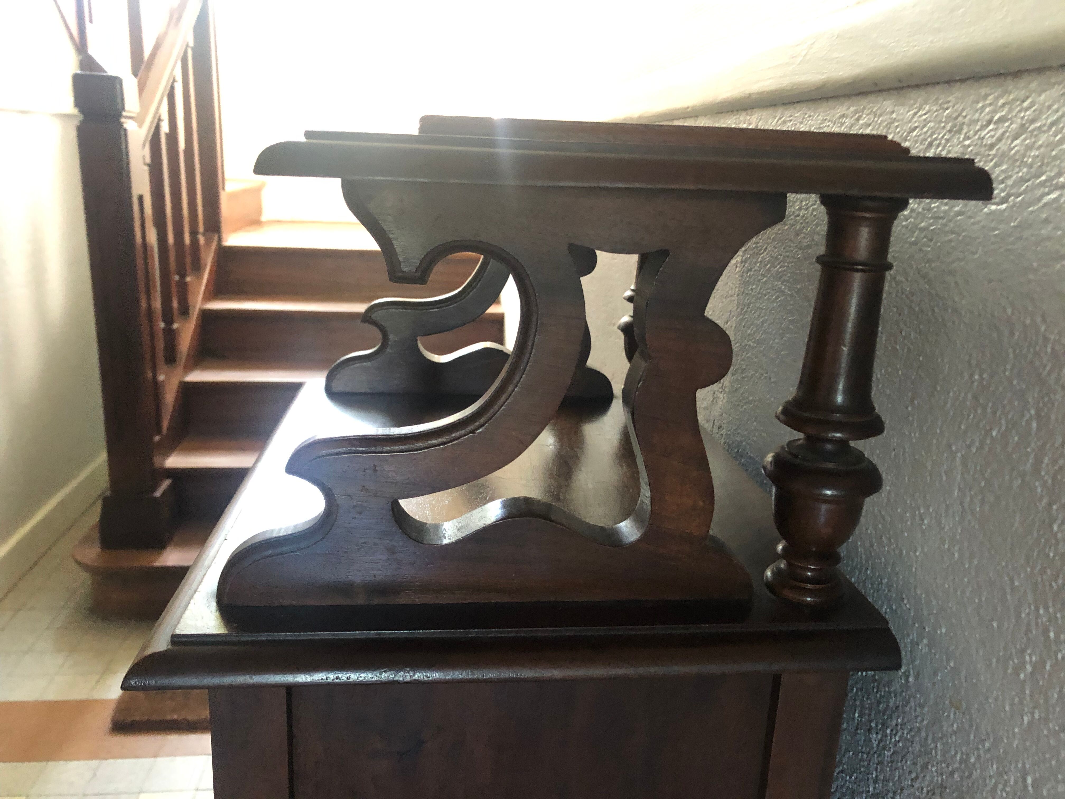 Antique wood music cabinet noble