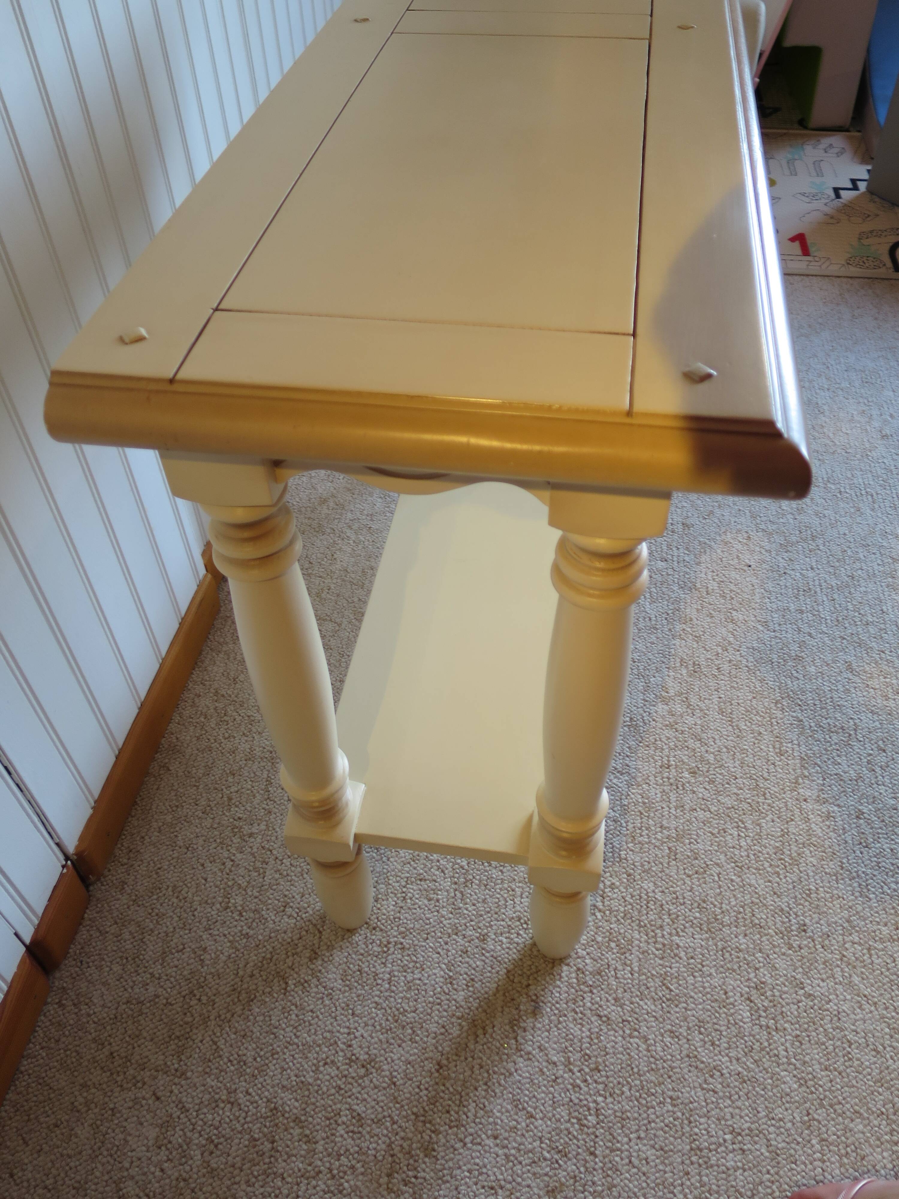 Elegant and classic console – cream color – 1 drawer