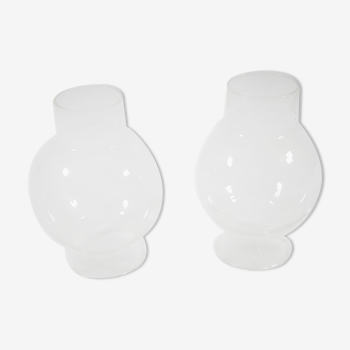 Deux verres de lampe