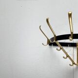 Mid-century metal corner coat rack, 1960s
