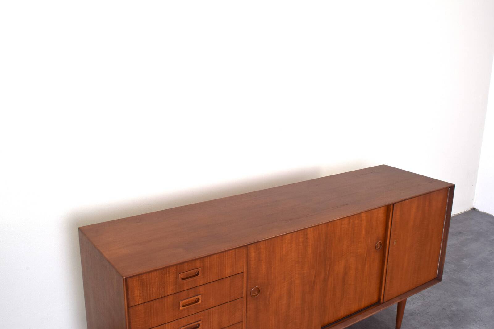 Mid-Century Danish Teak Sideboard, 1960s.