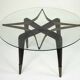 Rare mid-century round coffee table by Paolo Buffa, Italy, 1950s.