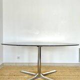 Glass dining table, 1970s