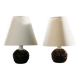 Danish ceramic table lamp by Bodil Marie Nielsen, set of 2