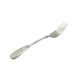 Art Deco dinner fork, silver-plated brass, Fraget, Poland, 1930s.