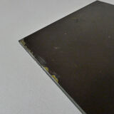 Old, chise-chisled mirror art deco silvering copper