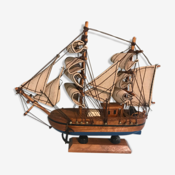 Maquette vieux bateau de commerce