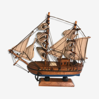 Old trade boat model