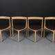 Dining Set in the Style of Hans Olsen, Danish Design, 1950s