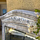Napoleon III patinated trumeau mirror