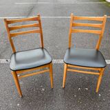 Set of 2 vintage Scandinavian Alma chairs