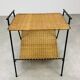 Side table rattan metal 50s, door review