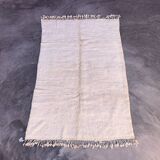 Moroccan rug Beni M'Rirt white - 177 x 264 cm