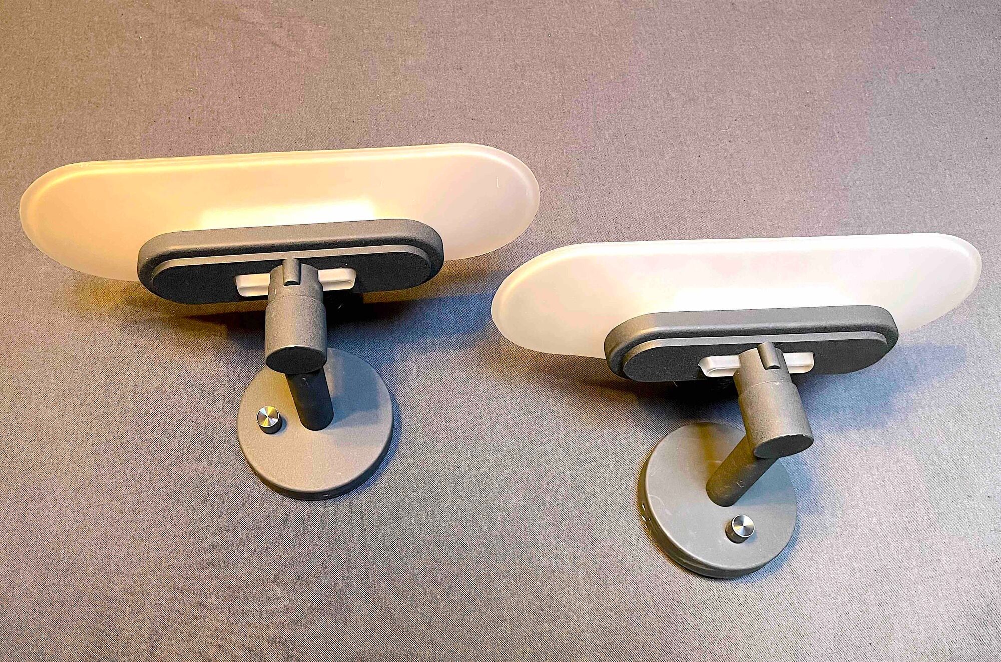 Pair of sconces, model: "Jill" by King & Miranda for Arteluce, Italy 1980's (first edition)