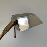 Deknudt e-reader floor lamp from the 70s in brass
