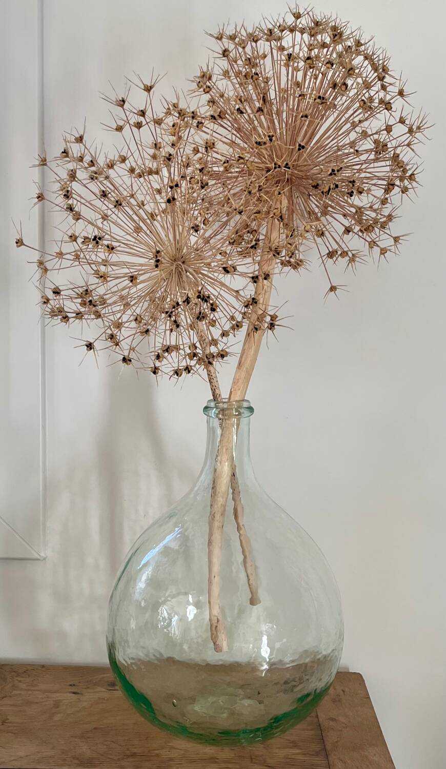 Transparent 5L demijohn