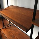 Modular teak bookcase 60s