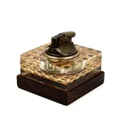 Mid-century lucite table lighter, Italy 1970s
