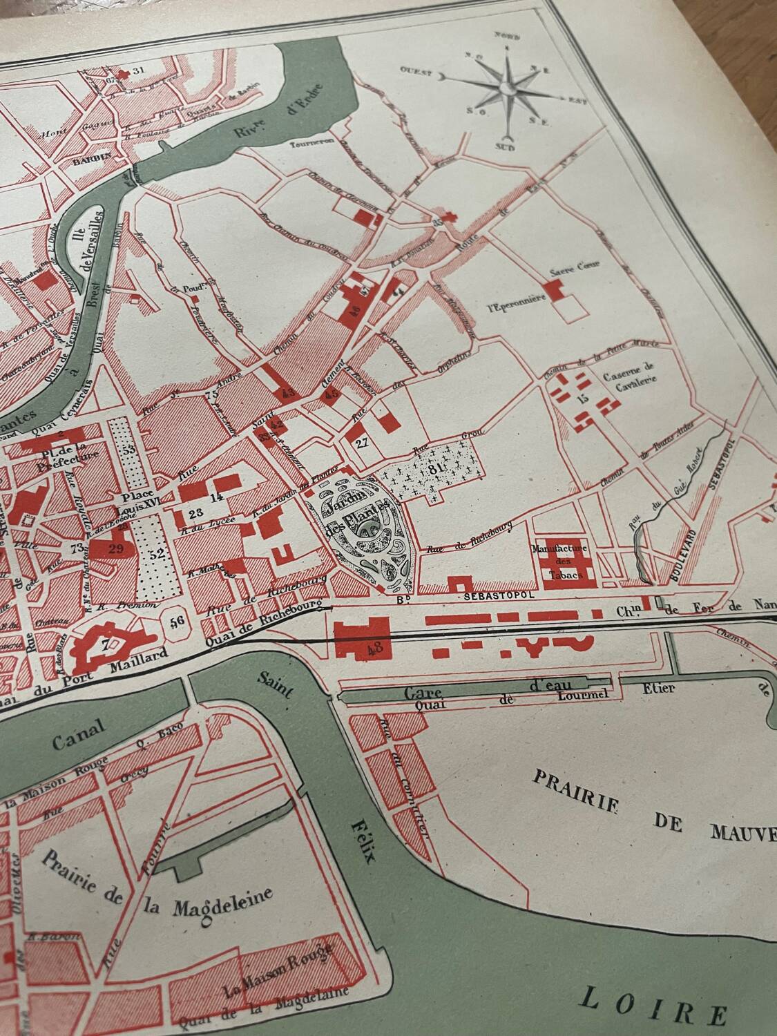 Map of Nantes