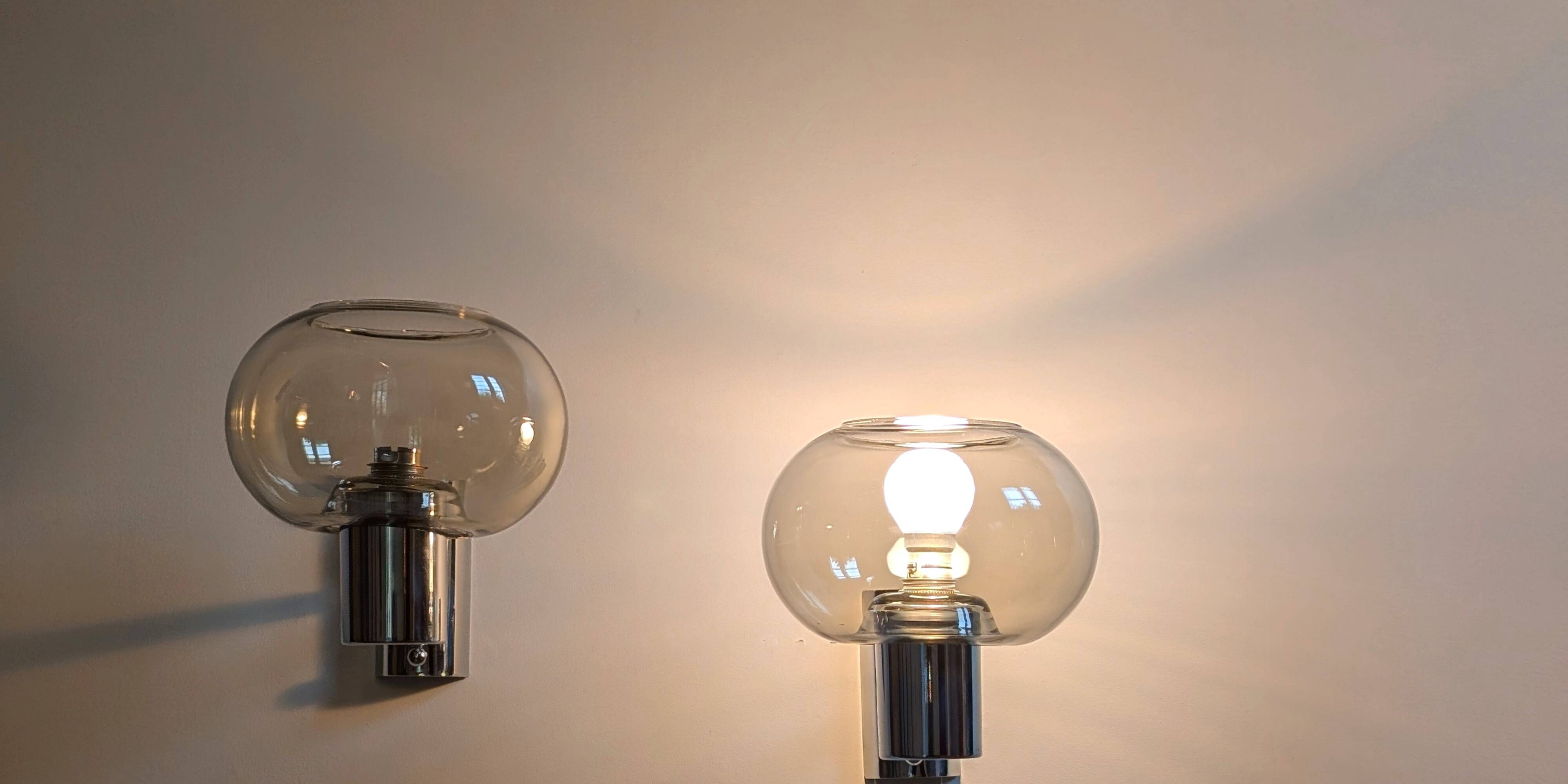 Pair of Sciolari wall lights