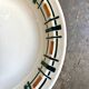 Badonviller round and hollow dish in glazed earthenware, "Quiberon" service