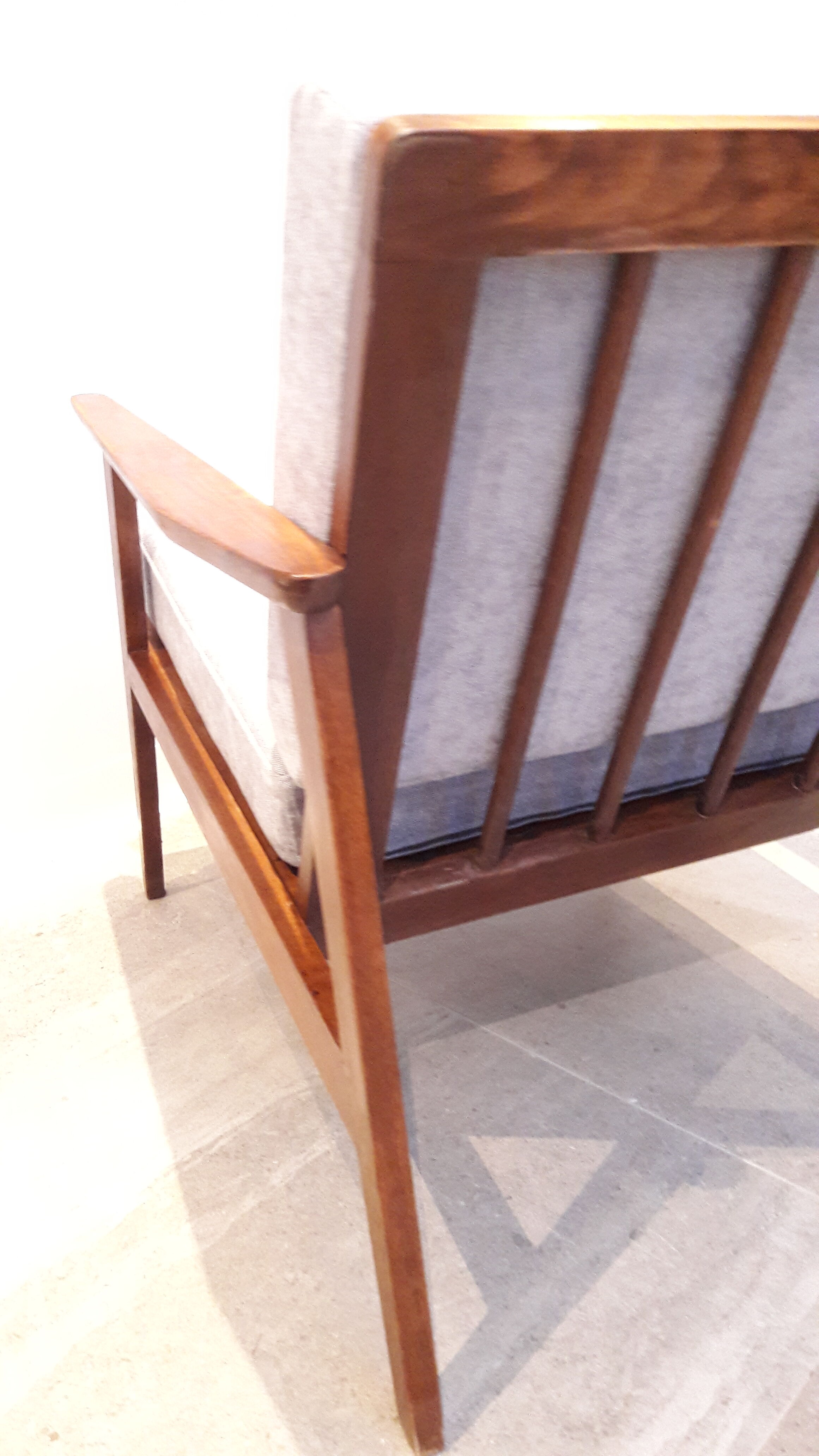 Wood armchair