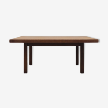 Table basse en chêne, design danois, années 1960, designer: Hans J. Wegner, fabricant: Getama