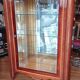 Antique illuminated Art Deco display cabinet
